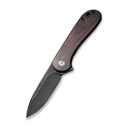 CIVIVI Knives™ Elementum Liner Lock C907W Black Ebony Wood D2 Stainless Steel Pocket Knife