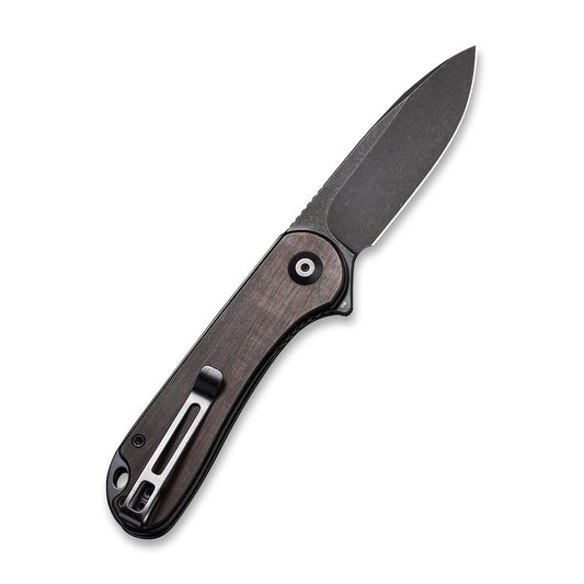 CIVIVI Knives™ Elementum Liner Lock C907W Black Ebony Wood D2 Stainless Steel Pocket Knife