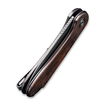 CIVIVI Knives™ Elementum Liner Lock C907W Black Ebony Wood D2 Stainless Steel Pocket Knife