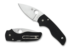 Spyderco Knives™ Lil' Native Lockback C230GP Black G-10 CPM S30V Stainless Steel Pocket Knife