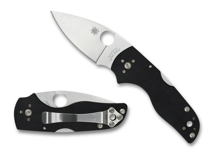 Spyderco Knives™ Lil Native Lockback C230MBGP Black G-10 CPM S30V Stainless Steel Pocket Knife