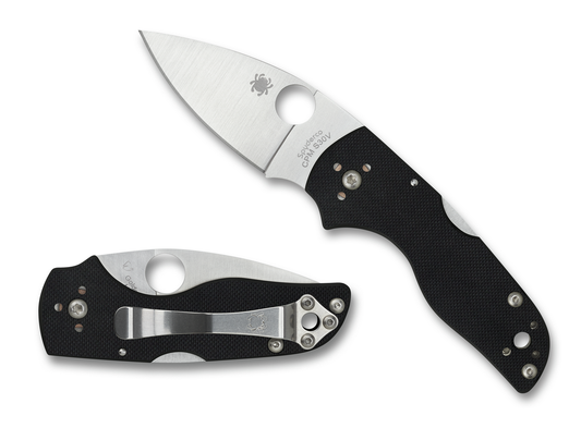 Spyderco Knives™ Lil Native Lockback C230MBGP Black G-10 CPM S30V Stainless Steel Pocket Knife