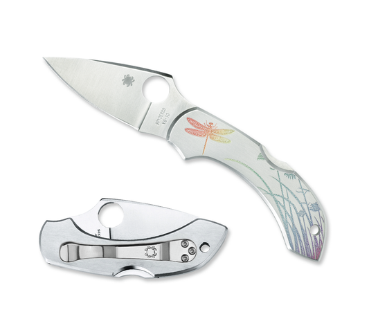 Spyderco Knives™ Dragonfly Lockback C28PT Stainless Steel VG-10 Stainless Steel Pocket Knife