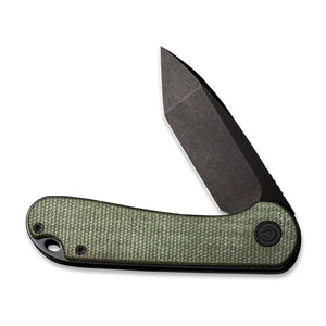 CIVIVI Knives™ Elementum Liner Lock C907T-E Green Micarta D2 Stainless Steel Pocket Knife
