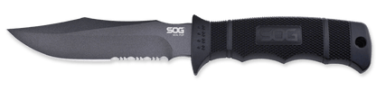 SOG Specialty Knives™ Seal Pup Fixed Blade M37N-CP Black Glass-Reinforced Nylon Synthetic AUS-8 Stainless Steel Knife