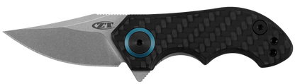 Zero Tolerance Knives™ 0022 Frame Lock 0022 Carbon fiber and Titanium CPM-20CV Stainless Steel Pocket Knife