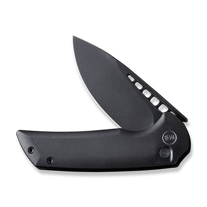 WE Knife Co., Ltd™ Mini Malice Button Lock WE054BL-1 Black 6AL4V Titanium CPM 20CV Stainless Steel Pocket Knife