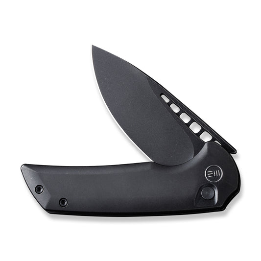 WE Knife Co., Ltd™ Mini Malice Button Lock WE054BL-1 Black 6AL4V Titanium CPM 20CV Stainless Steel Pocket Knife