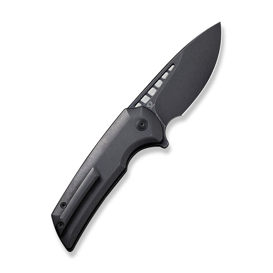 WE Knife Co., Ltd™ Mini Malice Button Lock WE054BL-1 Black 6AL4V Titanium CPM 20CV Stainless Steel Pocket Knife