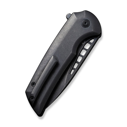 WE Knife Co., Ltd™ Mini Malice Button Lock WE054BL-1 Black 6AL4V Titanium CPM 20CV Stainless Steel Pocket Knife