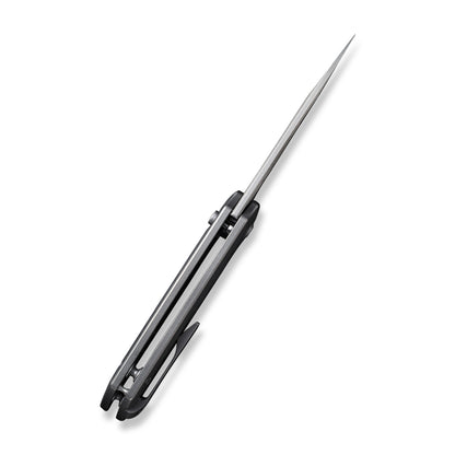 WE Knife Co., Ltd™ Mini Malice Button Lock WE054BL-2 Gray 6AL4V Titanium CPM 20CV Stainless Steel Pocket Knife