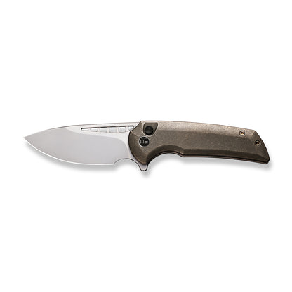WE Knife Co., Ltd™ Mini Malice Button Lock WE054BL-4 Bronze 6AL4V Titanium CPM 20CV Stainless Steel Pocket Knife