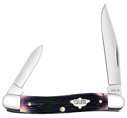 W.R. Case XX Knives Pen Barnboard Jig Purple Bone Tru-Sharp Stainless 9714 Pocket Knife 09714