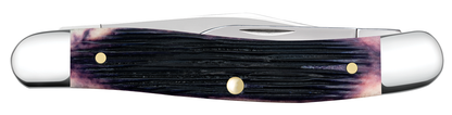 W.R. Case XX Knives Pen Barnboard Jig Purple Bone Tru-Sharp Stainless 9714 Pocket Knife 09714