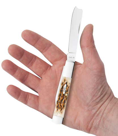 Case XX™ Knives Razor Jack Jigged Amber Bone 10722 Stainless Pocket Knife