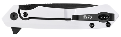 W.R. Case XX Knives Kinzua Frame Lock 10779 White Aluminum CPM S35VN Stainless Steel Pocket Knife