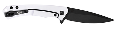 W.R. Case XX Knives Marilla Frame Lock 10789 White Aluminum CPM S35VN Stainless Steel Pocket Knife