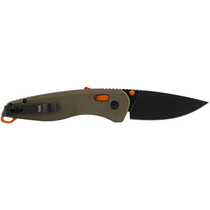 SOG Specialty Knives™ Aegis AT 11-41-06-41 Tan GRN D2 Semi-Stainless Steel Pocket Knife