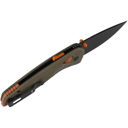 SOG Specialty Knives™ Aegis AT 11-41-06-41 Tan GRN D2 Semi-Stainless Steel Pocket Knife
