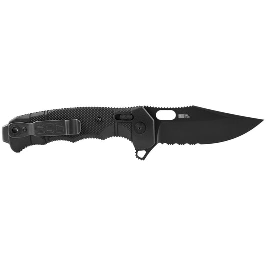 SOG Specialty Knives™ SEAL XR 12-21-05-57 Black GRN S35VN Stainless Steel Pocket Knife