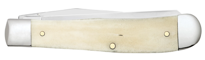 W.R. Case XX Knives Trapper Smooth Natural Bone 13310 Stainless Steel Pocket Knife