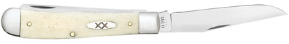 W.R. Case XX Knives Trapper Smooth Natural Bone 13310 Stainless Steel Pocket Knife