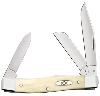 Case XX™ Knives Medium Stockman Smooth Natural Bone 13311 Stainless Pocket Knife