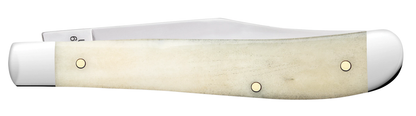 W.R. Case XX Knives Slimline Trapper 13312 Smooth Natural Bone Stainless Pocket Knife