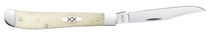W.R. Case XX Knives Slimline Trapper 13312 Smooth Natural Bone Stainless Pocket Knife
