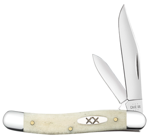 W.R. Case XX Knives Medium Jack 13315 Smooth Natural Bone Stainless Pocket Knife