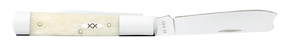 W.R. Case XX Knives Razor Jack Smooth Natural Bone 13316 Stainless Pocket Knife