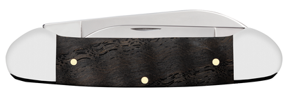 Case XX™ Knives Canoe Black Curly Oak Wood 14003 Stainless Steel Pocket Knife