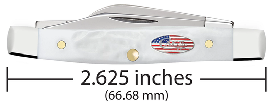Case XX™ Knives Small Stockman Stars & Stripes Rough White 14106 Pocket Knife
