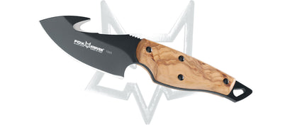 Fox Knives™ European Hunter Fixed Blade 1505 OL Olive Wood N690Co Stainless Steel Knife