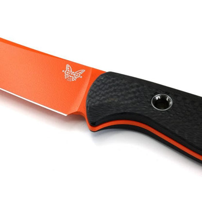 Benchmade, Inc.™ Fixed Blade Meatcrafter 15500OR-2 Carbon Fiber CPM S45VN Stainless Steel Knife