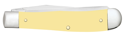 W.R. Case XX Knives U.S. Navy Trapper Yellow Synthetic 17728 Stainless Steel Pocket Knife