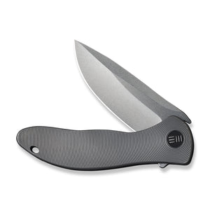 WE Knife Co., Ltd™ Synergy2v2 Frame Lock WE18046D-1 Gray 6AL4V Titanium CPM 20CV Stainless Steel Pocket Knife
