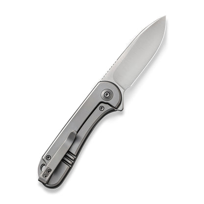 WE Knife Co., Ltd™ Elementum Frame Lock WE18062X-1 Gray 6AL4V Titanium CPM 20CV Stainless Steel Pocket Knife