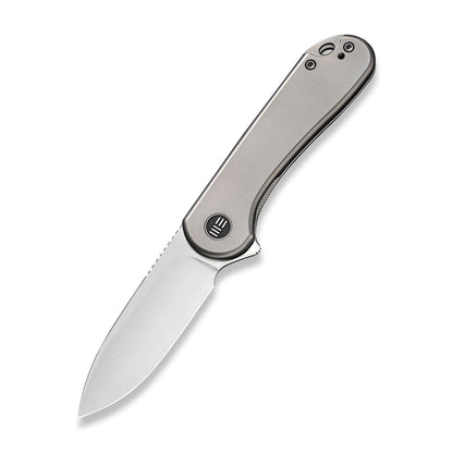 WE Knife Co., Ltd™ Elementum Frame Lock WE18062X-1 Gray 6AL4V Titanium CPM 20CV Stainless Steel Pocket Knife