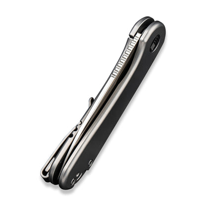 WE Knife Co., Ltd™ Elementum Frame Lock WE18062X-1 Gray 6AL4V Titanium CPM 20CV Stainless Steel Pocket Knife