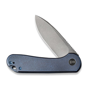 WE Knife Co., Ltd™ Elementum Frame Lock WE18062X-2 Blue 6AL4V Titanium CPM 20CV Stainless Steel Pocket Knife