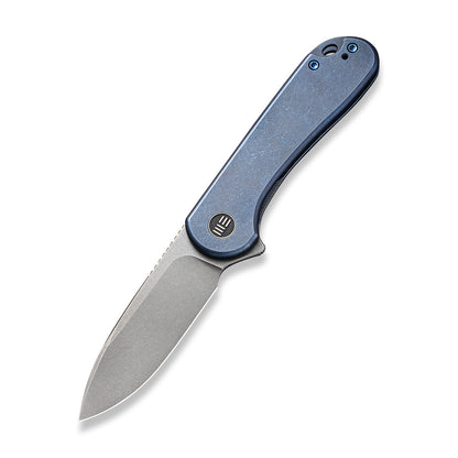 WE Knife Co., Ltd™ Elementum Frame Lock WE18062X-2 Blue 6AL4V Titanium CPM 20CV Stainless Steel Pocket Knife