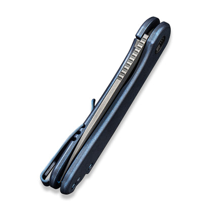 WE Knife Co., Ltd™ Elementum Frame Lock WE18062X-2 Blue 6AL4V Titanium CPM 20CV Stainless Steel Pocket Knife
