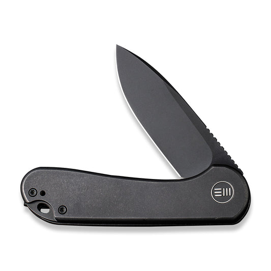 WE Knife Co., Ltd™ Elementum Frame Lock WE18062X-3 Black 6AL4V Titanium CPM 20CV Stainless Steel Pocket Knife