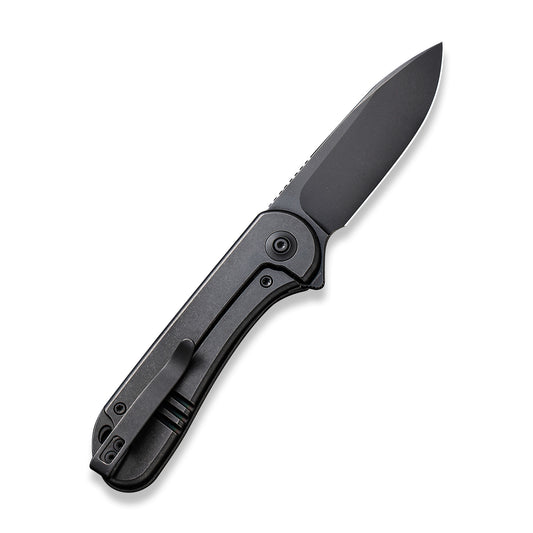 WE Knife Co., Ltd™ Elementum Frame Lock WE18062X-3 Black 6AL4V Titanium CPM 20CV Stainless Steel Pocket Knife