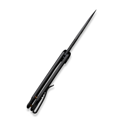 WE Knife Co., Ltd™ Elementum Frame Lock WE18062X-3 Black 6AL4V Titanium CPM 20CV Stainless Steel Pocket Knife