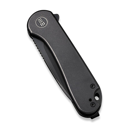 WE Knife Co., Ltd™ Elementum Frame Lock WE18062X-3 Black 6AL4V Titanium CPM 20CV Stainless Steel Pocket Knife
