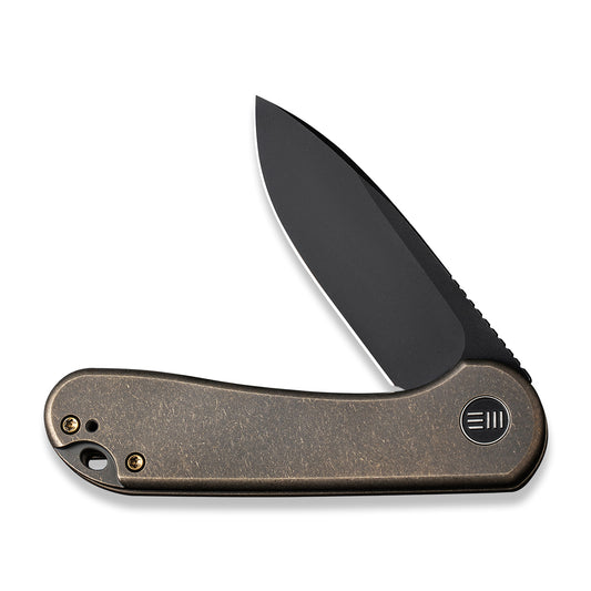 WE Knife Co., Ltd™ Elementum Frame Lock WE18062X-4 Bronze 6AL4V Titanium CPM 20CV Stainless Steel Pocket Knife