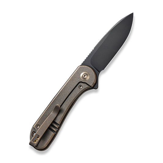 WE Knife Co., Ltd™ Elementum Frame Lock WE18062X-4 Bronze 6AL4V Titanium CPM 20CV Stainless Steel Pocket Knife