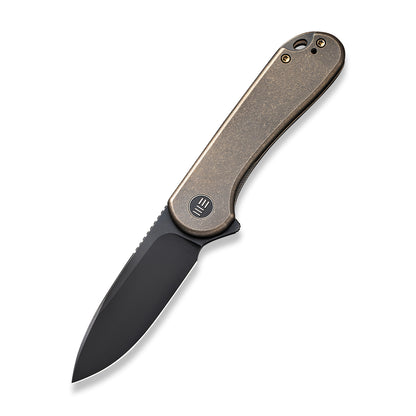 WE Knife Co., Ltd™ Elementum Frame Lock WE18062X-4 Bronze 6AL4V Titanium CPM 20CV Stainless Steel Pocket Knife